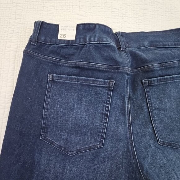 Lane Bryant Mid Rise Flare Stretch Blue Jeans Women's Plus Size 26 NWT MSRP $89 - Picture 11 of 16